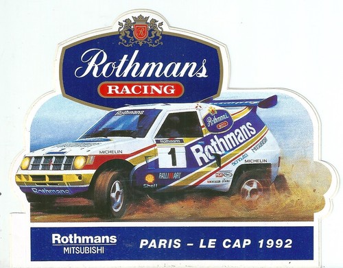 Autocollant sticker rothmans - autocollant,