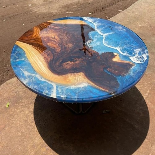 Handmade round epoxy resin - epoxy,