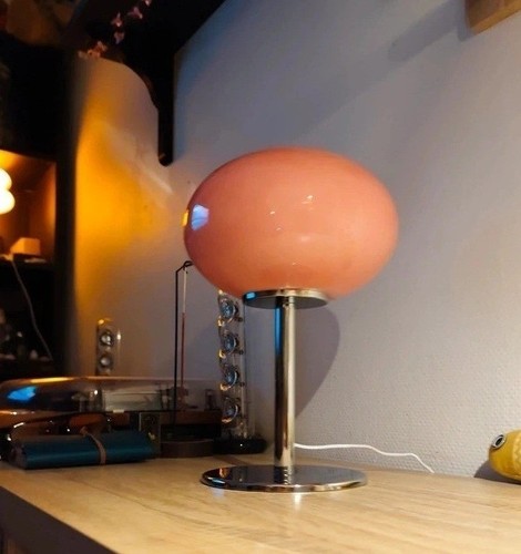 Lampe verre bonbon rose - bonbon,