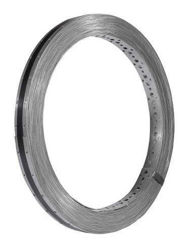 Feuillard perforé acier
