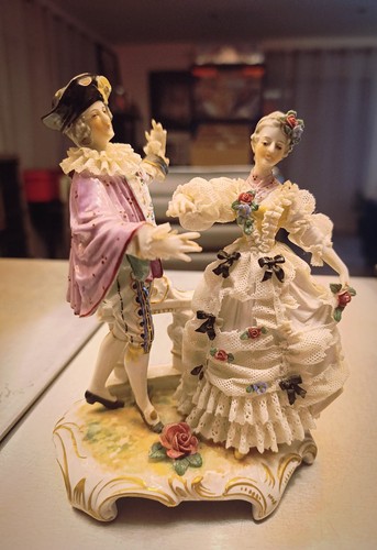 Couple danseurs en - de,