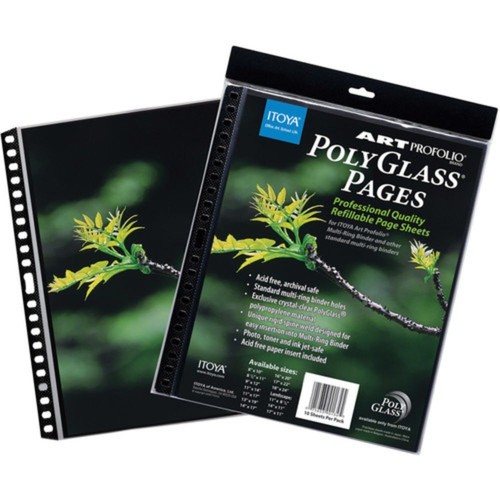 Itoya profolio polyglass pages - profolio,