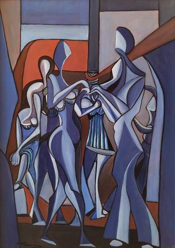 Art post cubiste figures - art, /