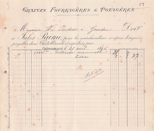 Chatellerault grainetier - 86,