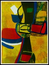 Maurice ESTEVE : Corne à licou, lithographie originale 1968