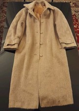 LAMA MANTEAU FEMME LAMA DE LUXE LAINE VIERGE 50/50 VINTAGE GROSSE SIZE TAILLE 19