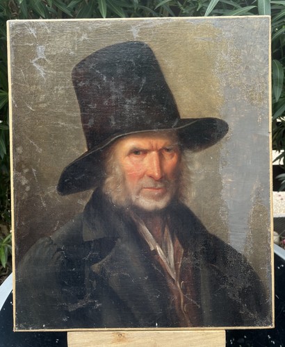 Portrait homme huile sur - huile,