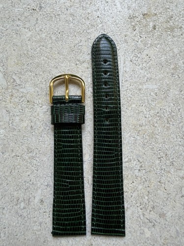 Bracelet montre cuir lézard