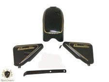 Convient pour Norton Commando Roadster réservoir peint en noir MK3 850...