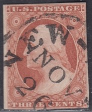 USA Scott #10A 3ct Used "NOV