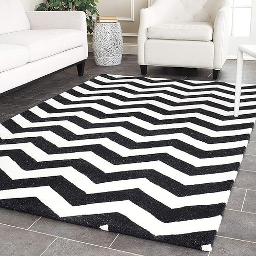Tapis géométrique épais - , en