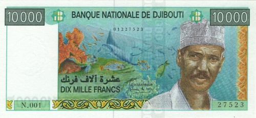 Djibouti 000 francs type - -,