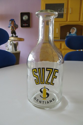 Ancienne carafe publicitaire - , "