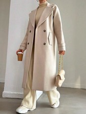 Manteau Col À Revers À