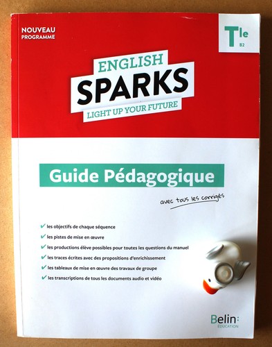 Livre manuel anglais sparks - livre,