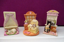 Ensemble de 3 figurines Chats et Chiens