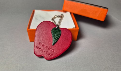 Porte clés hermès pomme - porte-clés,