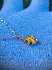 ⚜️RARE PÉPITE FAIT MAIN EN OR JAUNE 22/23K PENDENTIF 22MM ?? 3,03 GR⚜️RÉF100