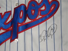 CLIFF FLOYD AUTOGRAPHED JERSEY (EXPOS) W/ PROOF!