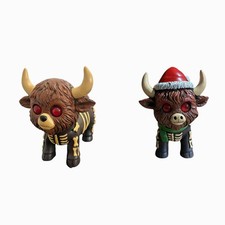 Figurine de vache des Highlands, cadeau idéal pour les amoureux des veaux,