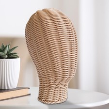 Tête de mannequin en rotin