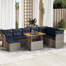 Salon de jardin 6 pcs avec