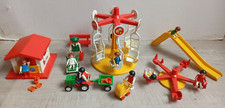Playmobil lot 3416 - 3497 parc aire Jeux manège toboggan 10 Perso (9 enfants)