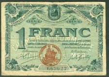 NECESSITE 1 FRANC CHAMBRE DE