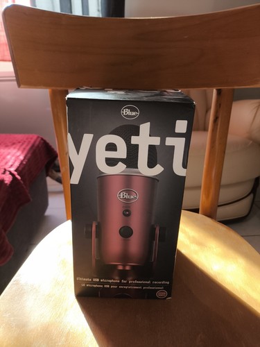 Microphone blue yeti rouge - microphone,