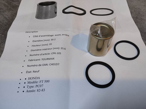Kit piston joints etrier - et,