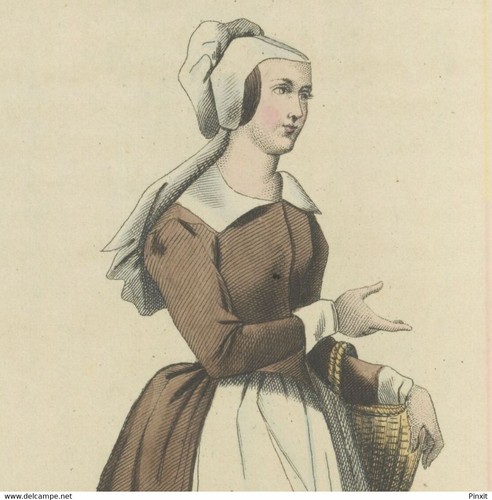 Costume servante epoque - de,