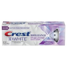 Crest 3D White Brilliance Dentifrice Menthe poivrée vibrante 110 G