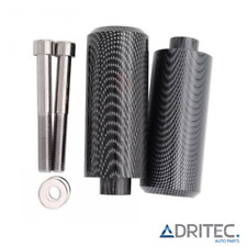 ✅TAMPONS DE PROTECTION de CARTER, CARBONE, pour  YAMAHA FZ6 600 Fazer