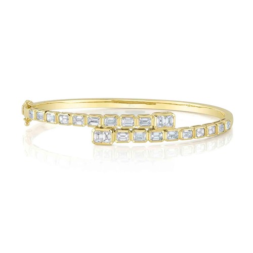 14k jaune émeraude coupe - 14k,