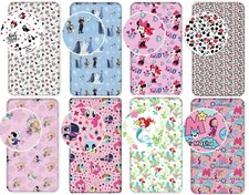 Disney Feuilles Avec Coins Dessous Lit Simple Enfant 90x200cm 100% Coton