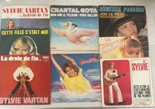 45t RARE lot de sept disques vinyles Vartan, Goya, Dorothée Paradis Karen Cheryl