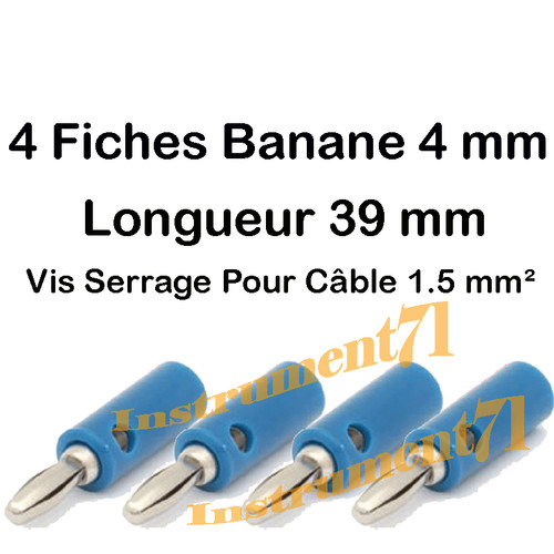 Fiches banane diamètre mm - fiches,