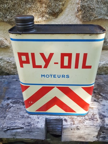 Ancien bidon huile 2 litres - ,