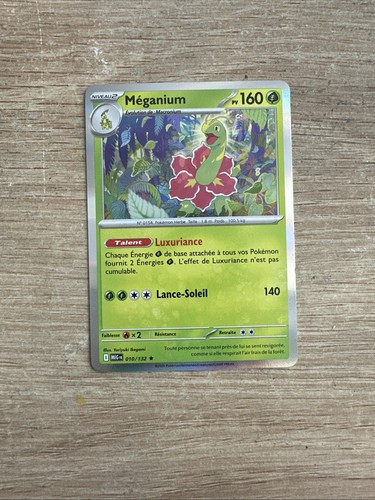 Carte pokémon méganium - carte,