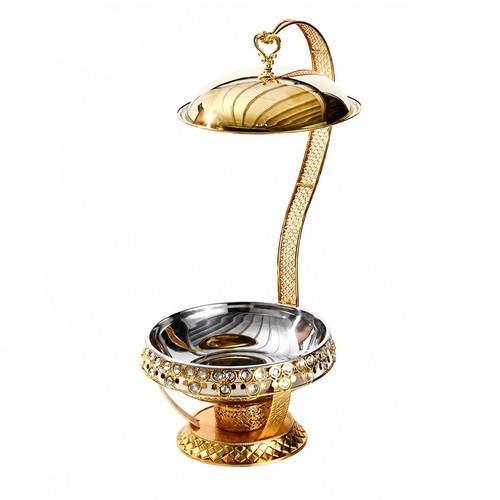 Chafing dish avec - dish, couvercle