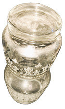 Ensemble de Carafe d'eau de nuit avec Gobelet et Bouteille de bain de bouche en