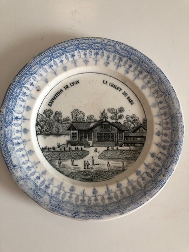Ancienne assiette exposition - ancienne,