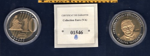 Médaille essai euro - médaille, 10