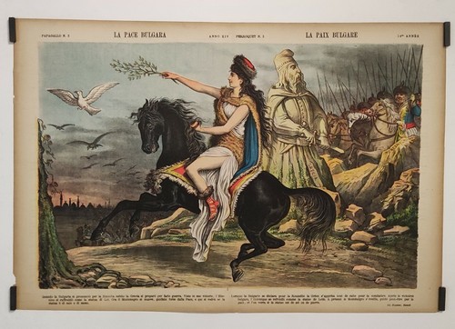 Paix bulgare 1886 affiche - la,