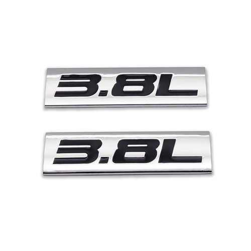 Chrome black metal 8l - 2x, chrome&black