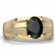 Naturel Onyx Noir Avec 14K