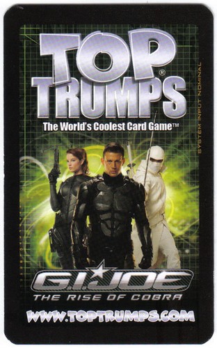 Cartes top trumps - cartes, joe