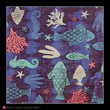 New vibrant 60x84 sea life - new,