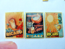 PIN'S  RICARD  /  LOT DE 3  /  RARE