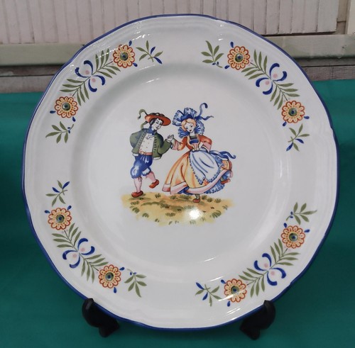 Assiette plate laridé - assiette, « laridé »